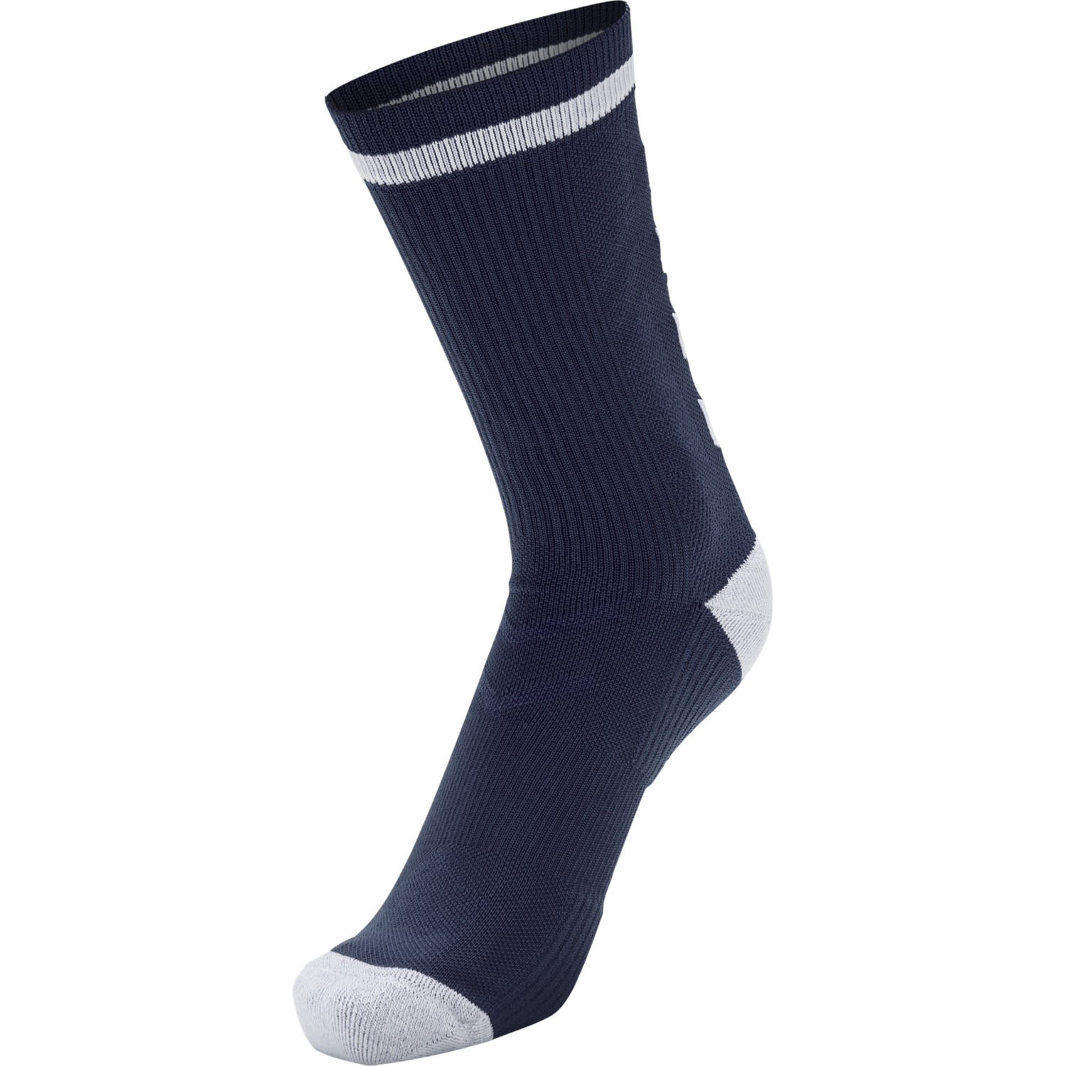 ELITE INDOOR SOCK LOW, NAVY/WHITE, packshot