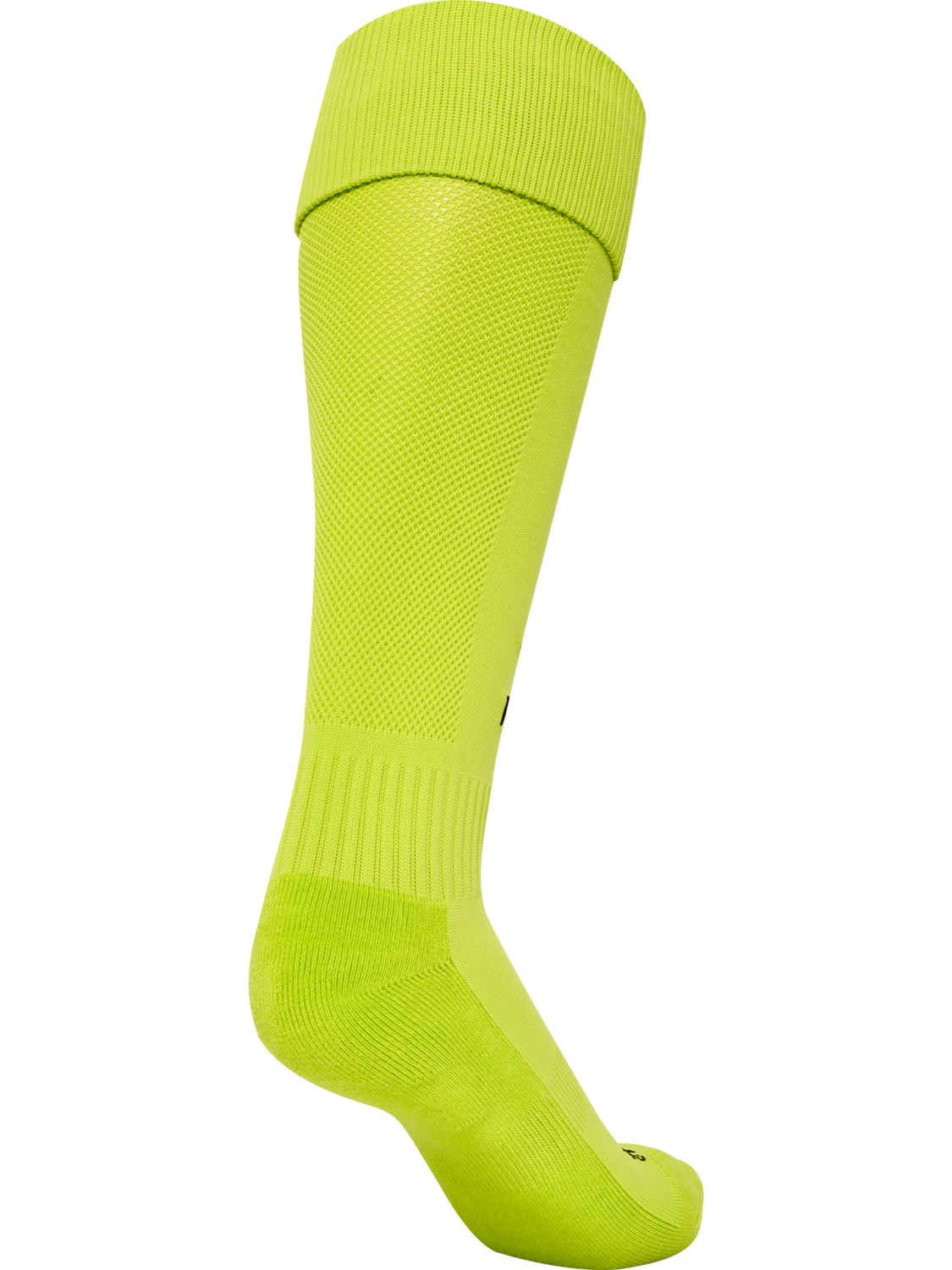 hmlESSENTIAL FOOTBALL SOCKS, LIME POPSICLE/BLACK, packshot