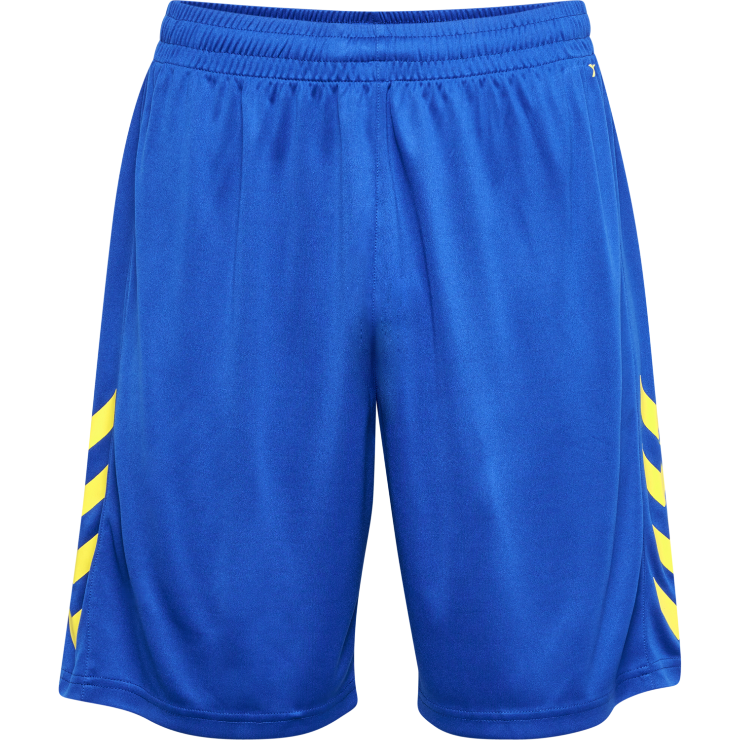 hmlCORE XK POLY SHORTS, TRUE BLUE/BLAZING YELLOW, packshot