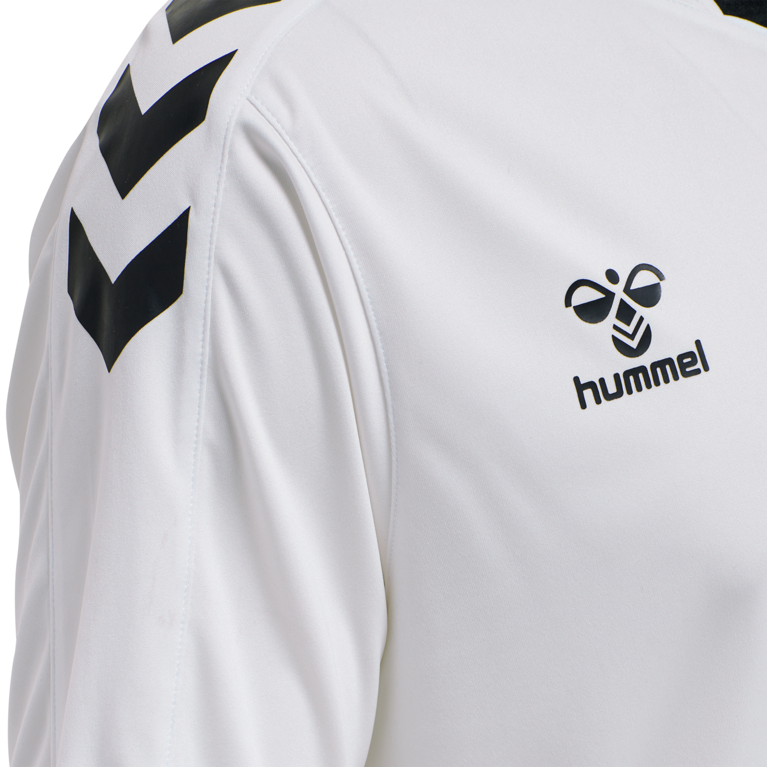 hmlCORE XK POLY JERSEY S/S, WHITE, packshot
