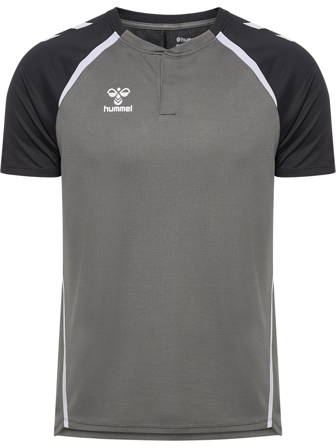hmlLEAD 2.0 POLO, STEEL GRAY/ASPHALT, packshot
