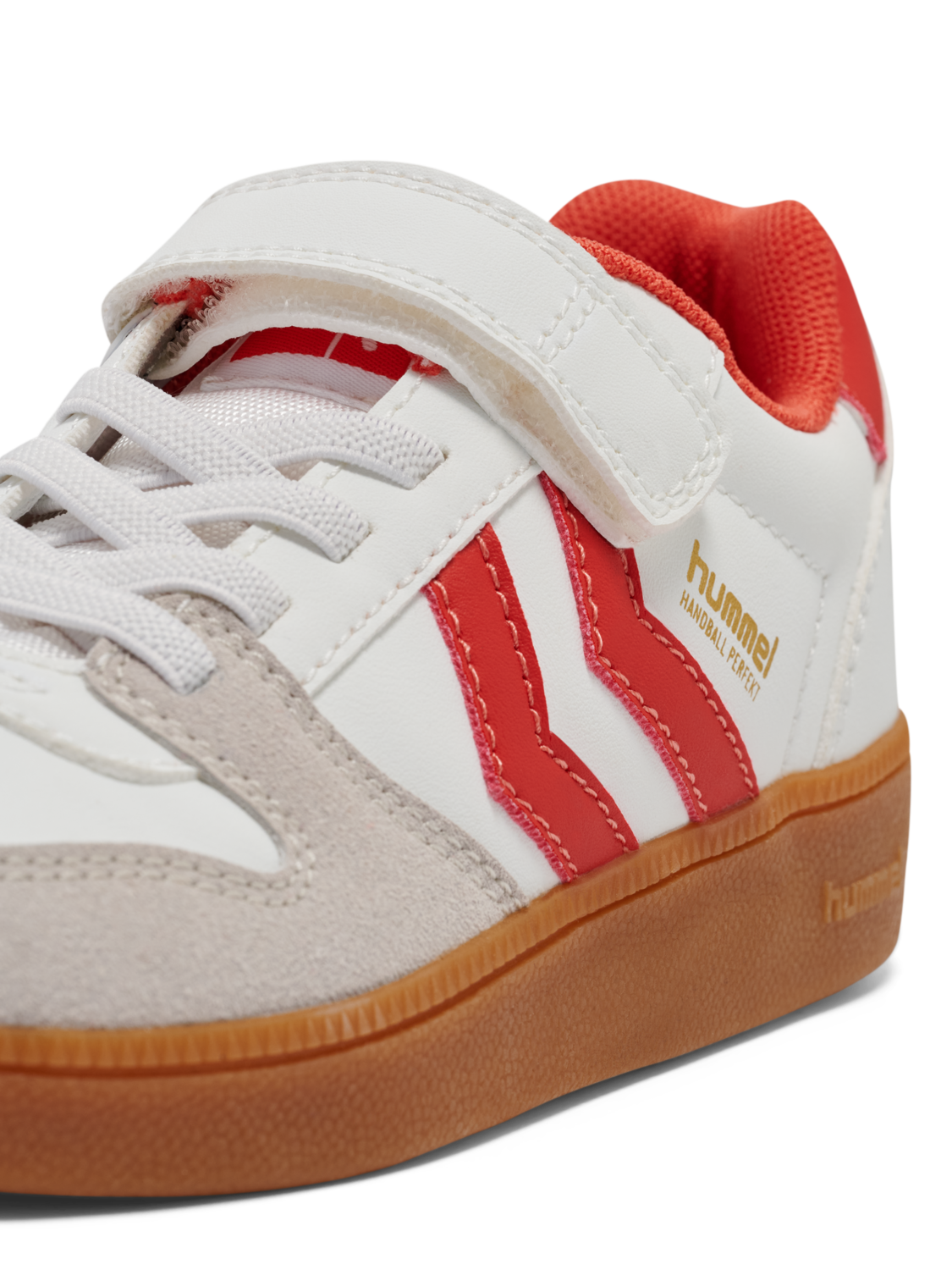 HANDBALL PERFEKT SP JR, WHITE/PAPRIKA, packshot