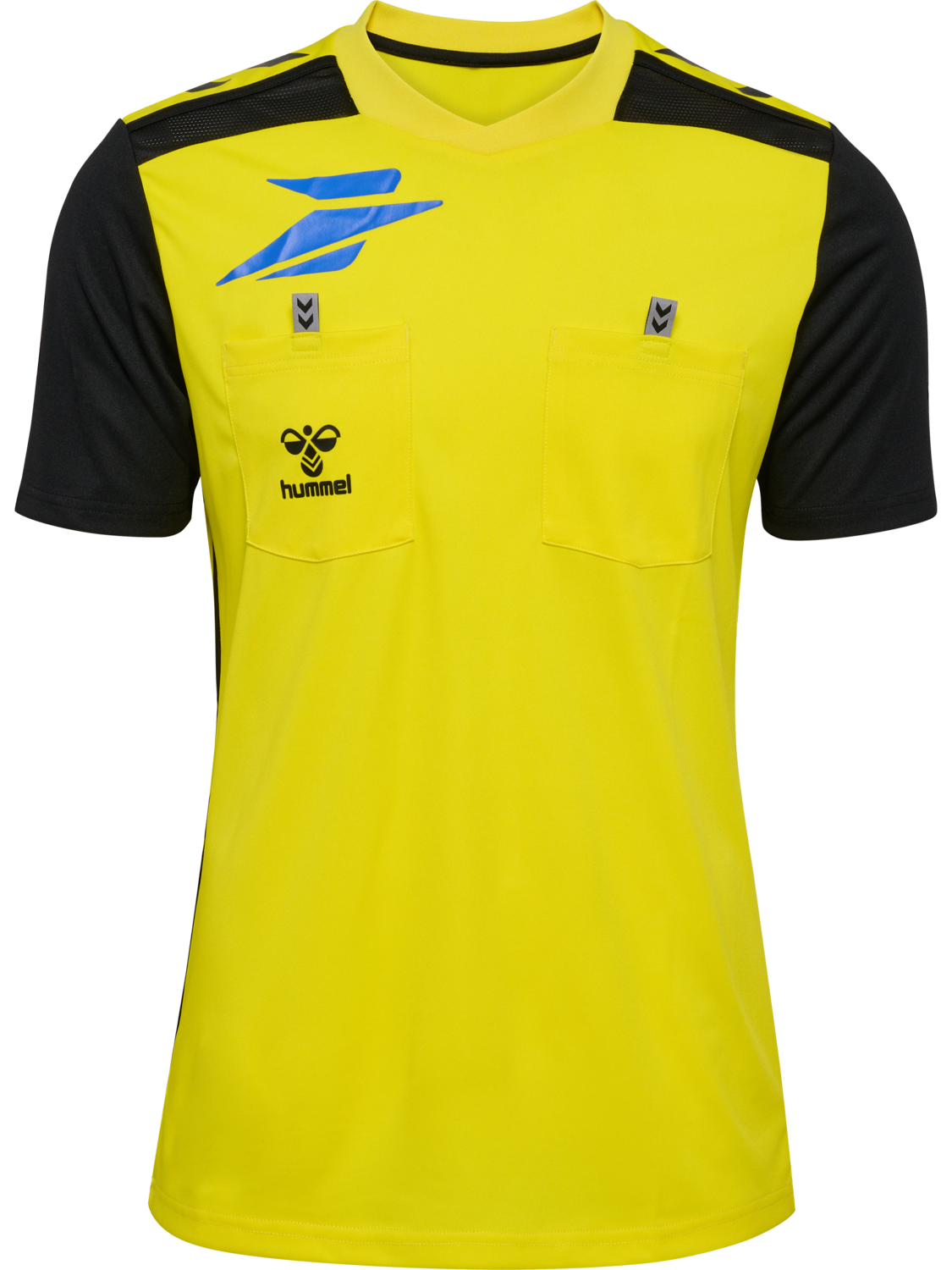 FFHB NEW REFEREE JERSEY S/S, BLAZING YELLOW W/O SPONSOR, packshot
