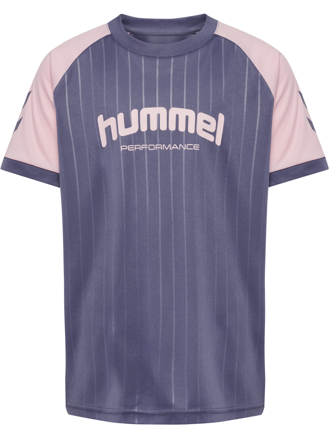 hmlJR GOAL STRIPE SET, HERON, packshot