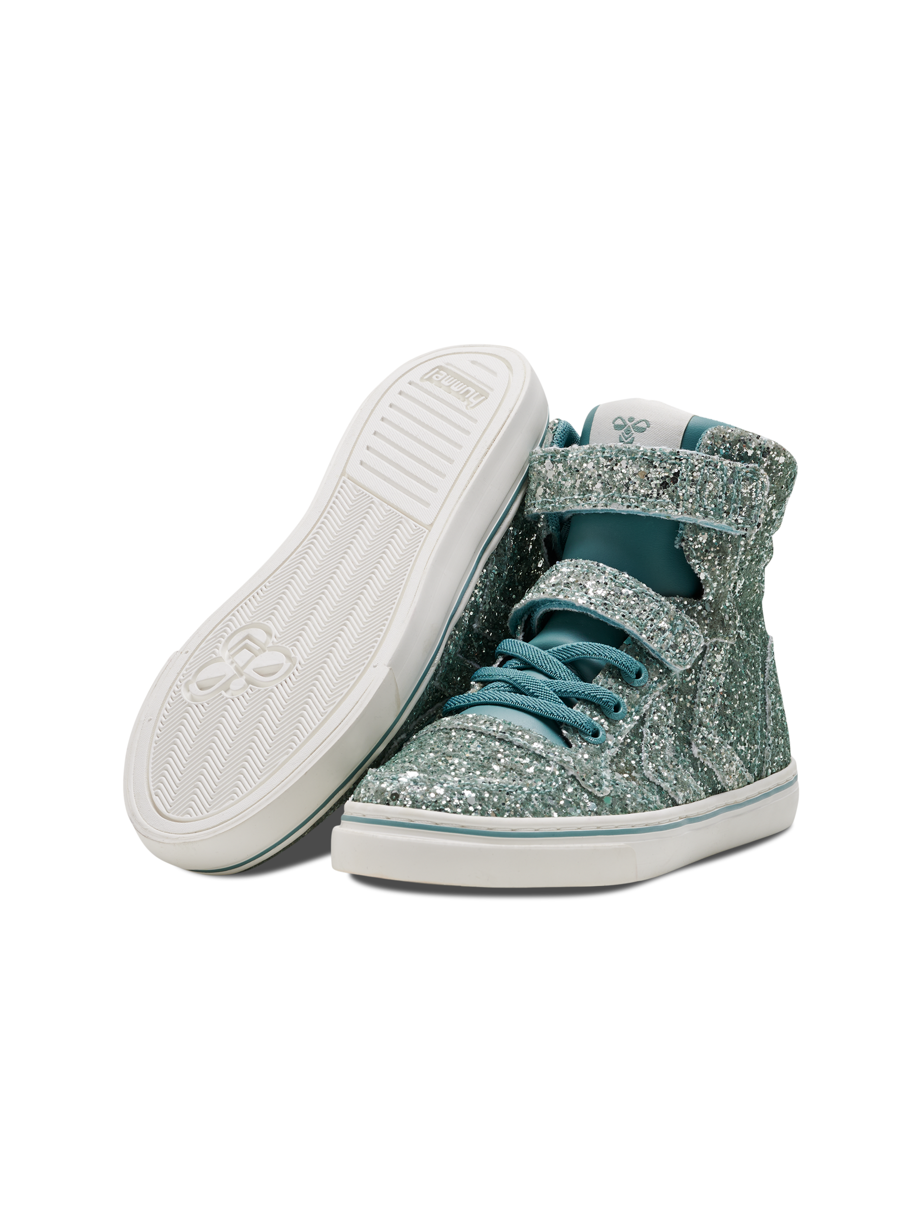 SLIMMER STADIL GLITTER JR, MINERAL BLUE, packshot