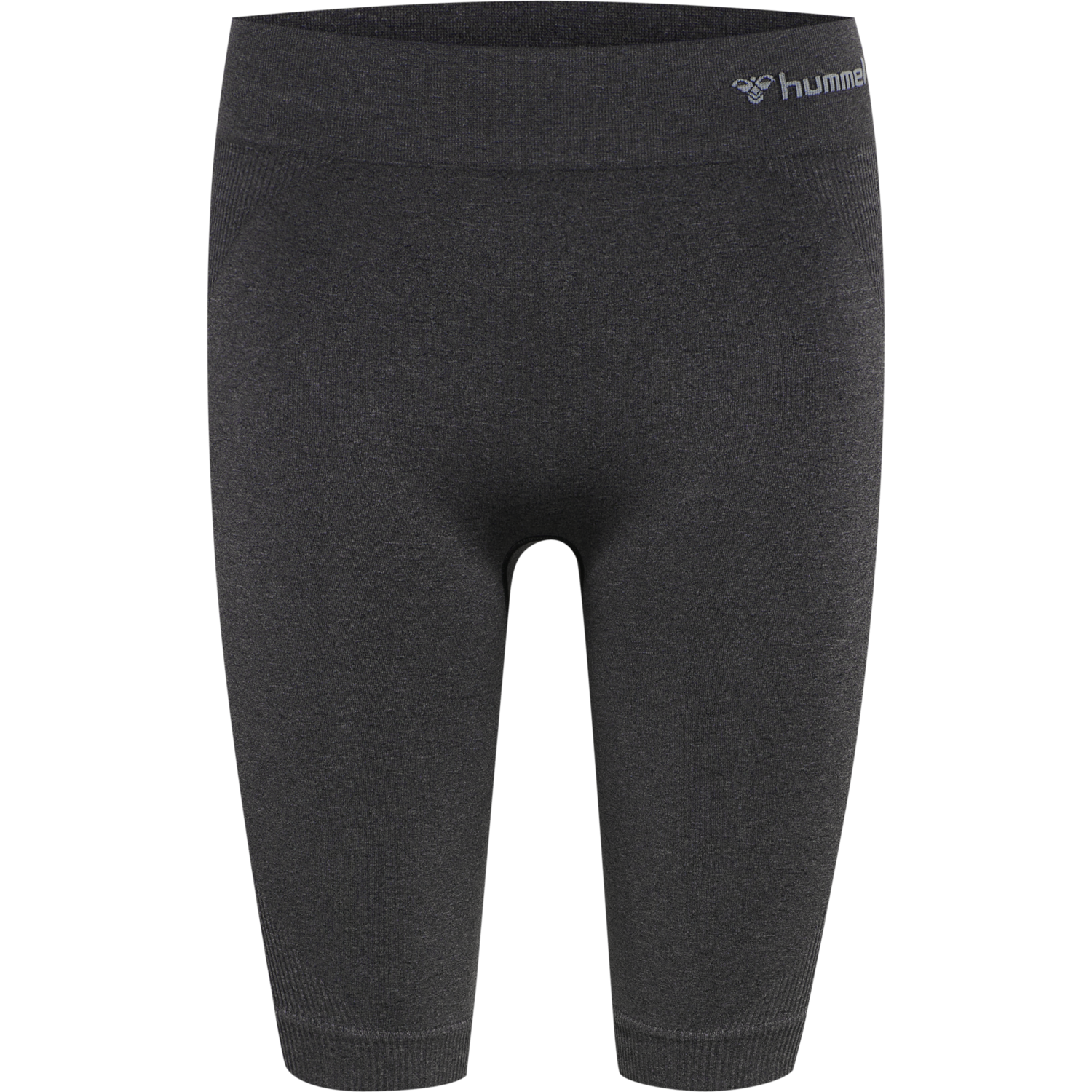 hmlCI SEAMLESS CYCLING SHORTS, BLACK MELANGE, packshot