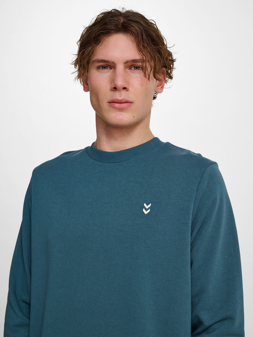 hmlPULSE SWEAT CREWNECK, STARGAZER, model