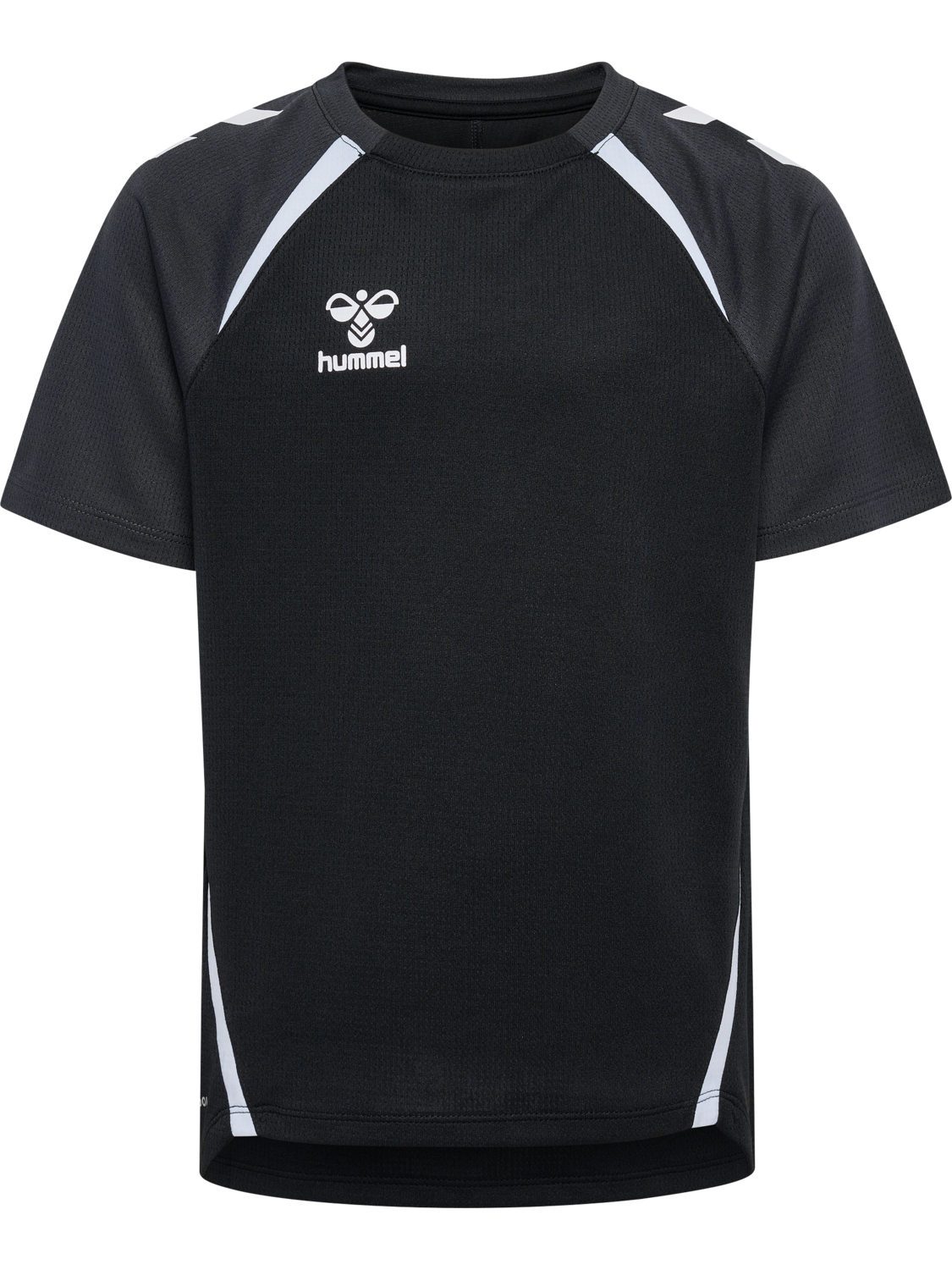 hmlLEAD 2.0 JERSEY S/S KIDS, BLACK/ASPHALT, packshot