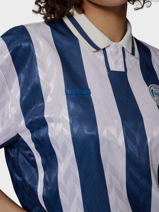 hmlOVERSIZED SOCCER JERSEY S/S, ESTATE BLUE, model