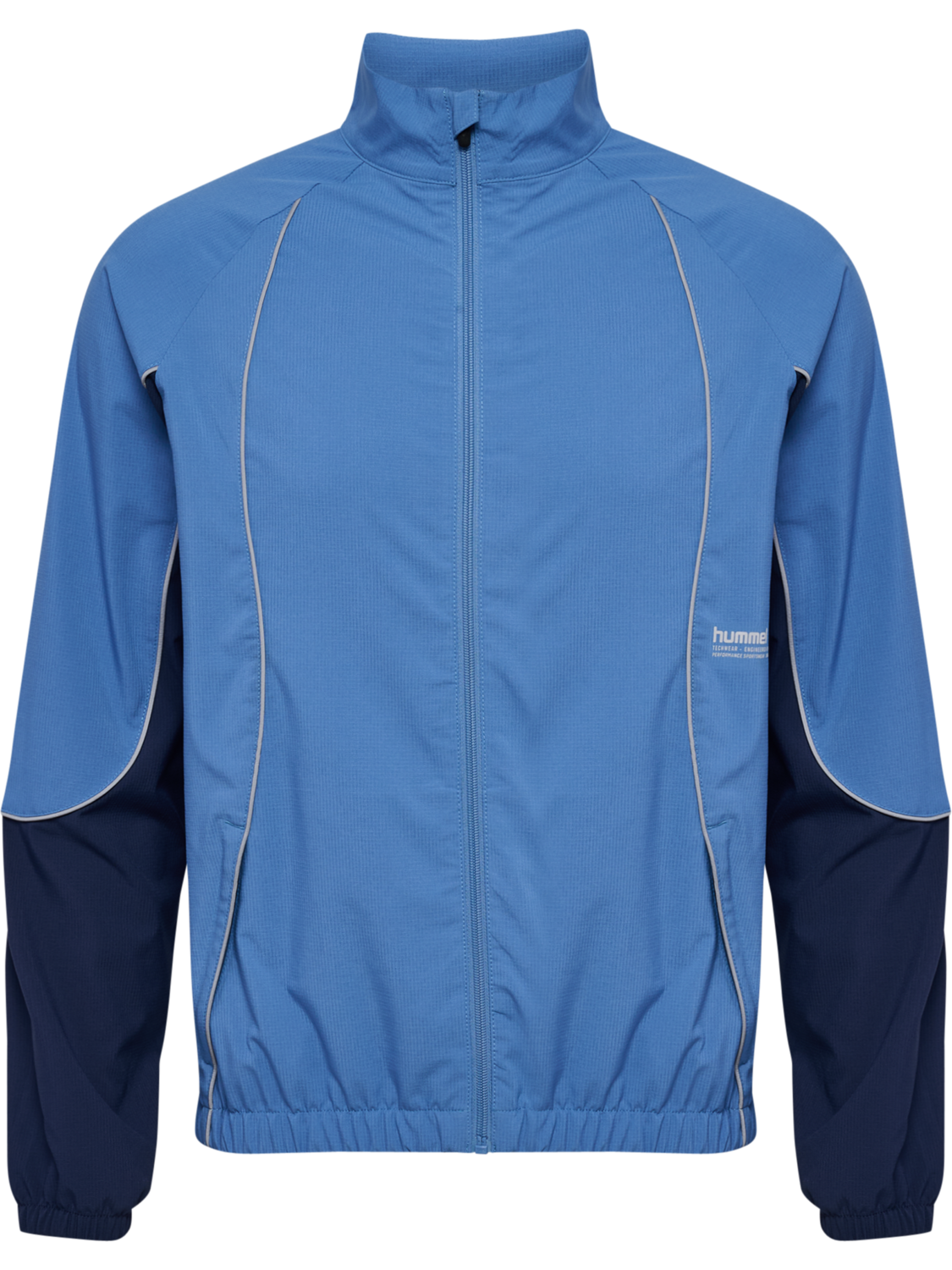 hmlPULSE WOVEN ZIP JACKET, RIVERSIDE, packshot