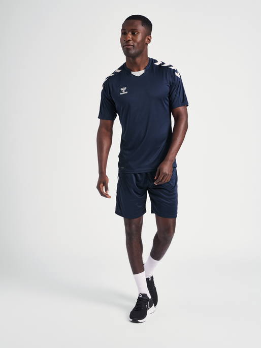 hmlCORE XK POLY JERSEY S/S, MARINE, model