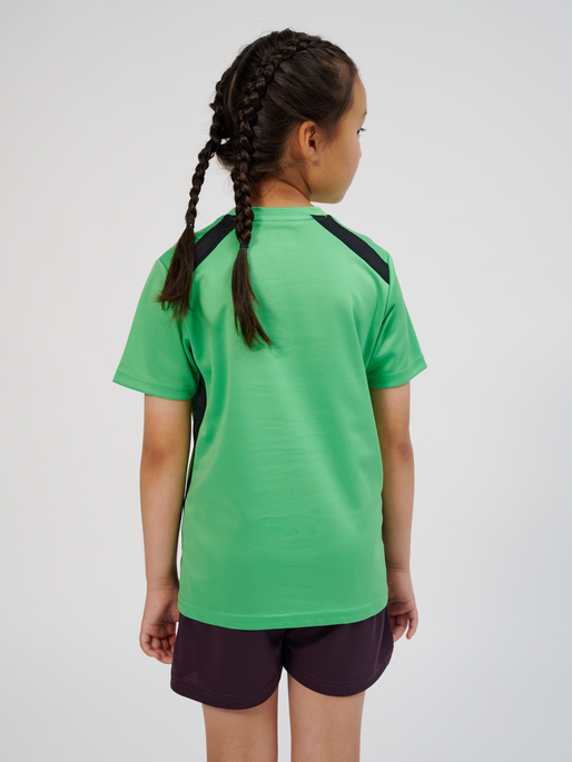 hmlMULTI PL JERSEY KIDS, POISON GREEN, model