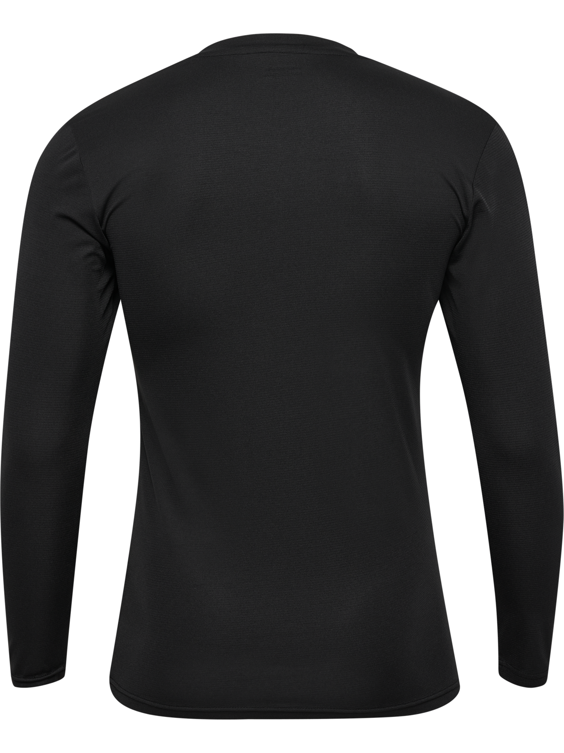 hmlBL ESSENTIAL TEE L/S, BLACK, packshot