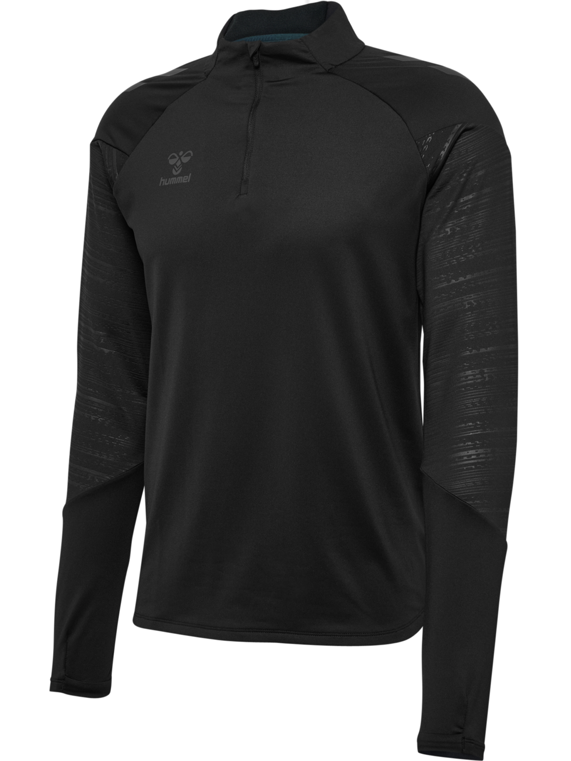 hmlPRO TRAINING HALF ZIP, BLACK, packshot