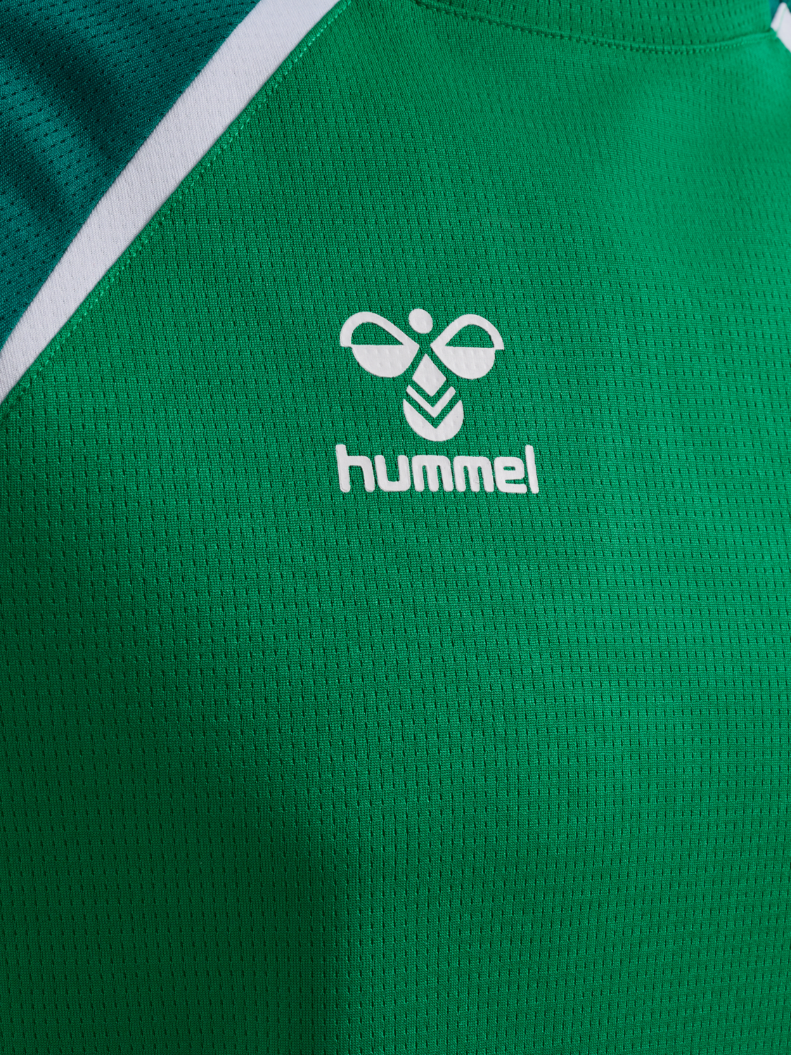 hmlLEAD 2.0 JERSEY S/S, JELLY BEAN/EVERGREEN, packshot
