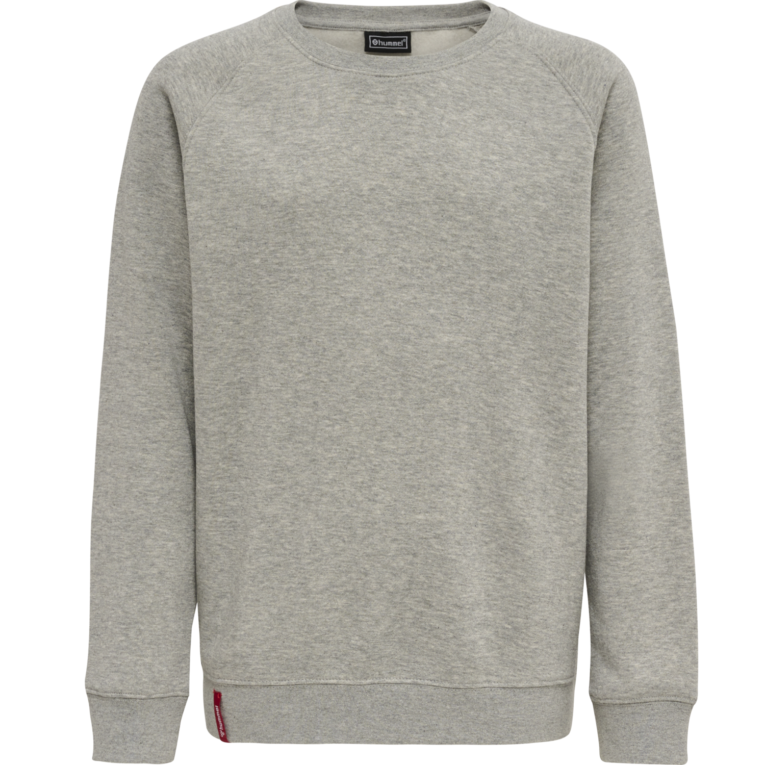 hmlRED CLASSIC SWEATSHIRT KIDS, GREY MELANGE, packshot