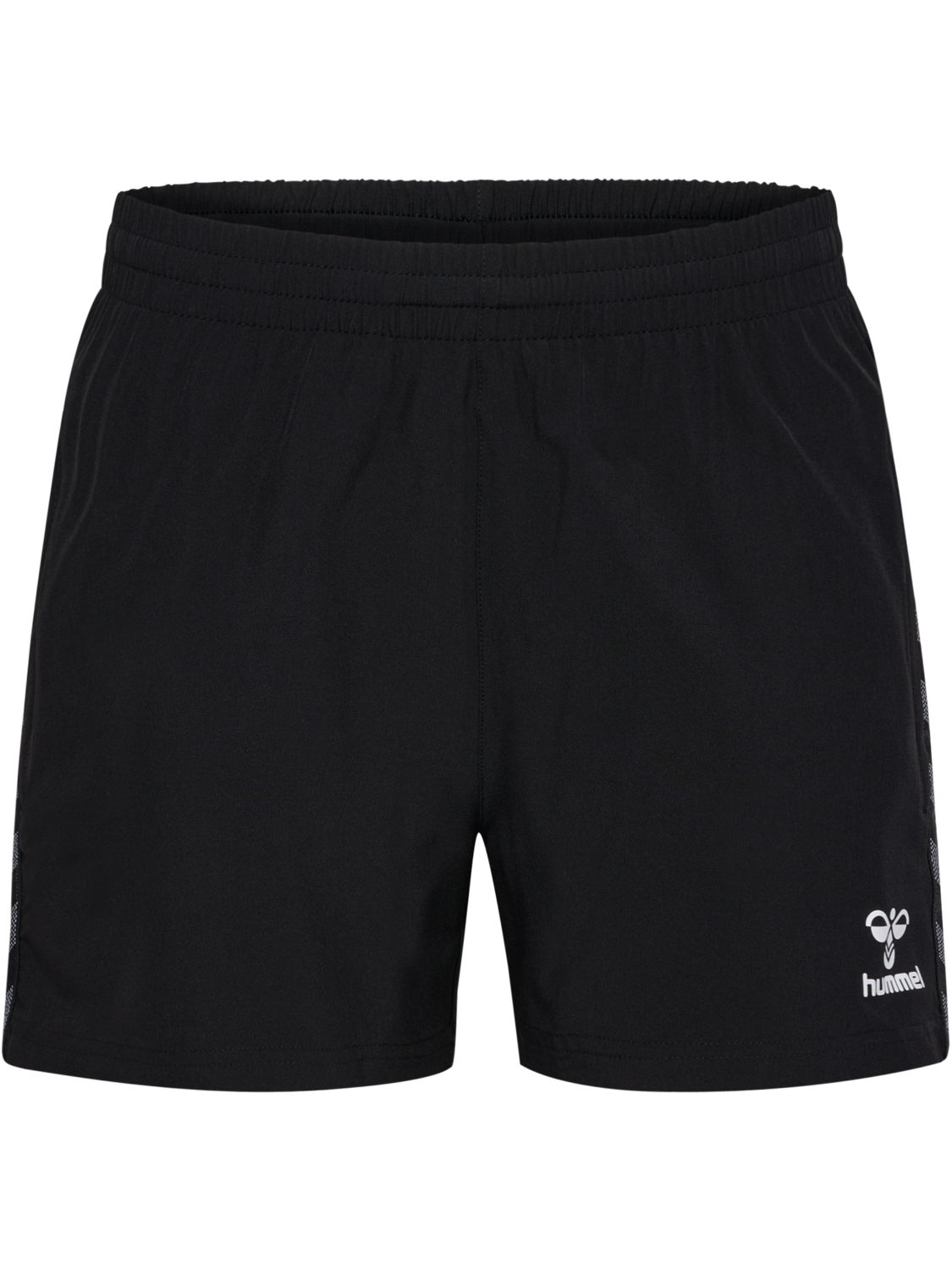 hmlAUTHENTIC WOVEN SHORTS WOMAN, BLACK, packshot