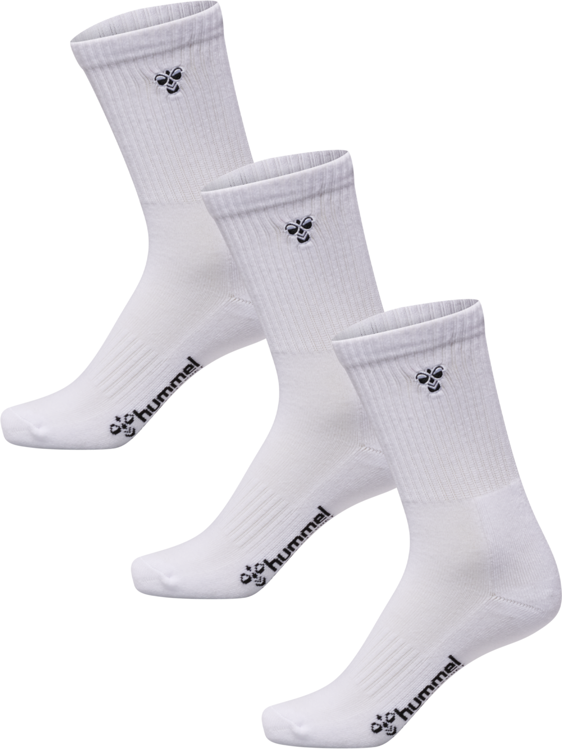 hmlJR 3-PACK SOCKS BEE, WHITE, packshot