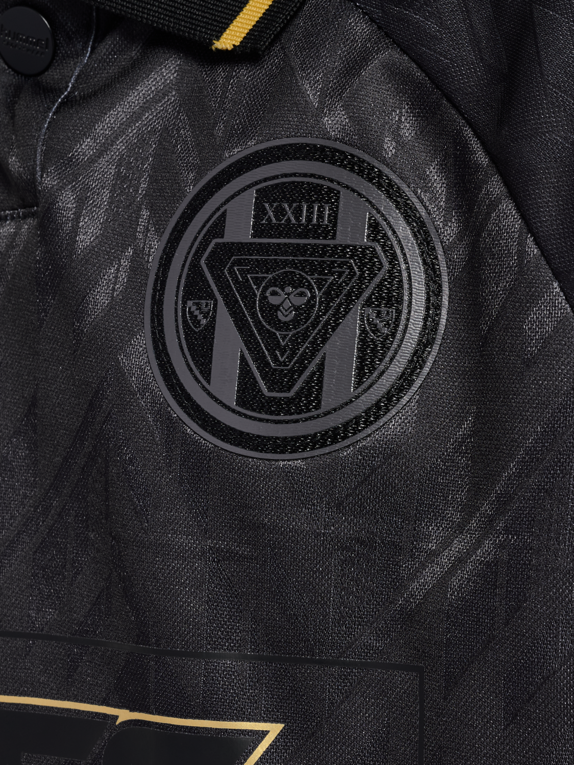 hmlJR LOOSE BAY SOCCER JERSEY L/S, BLACK, packshot
