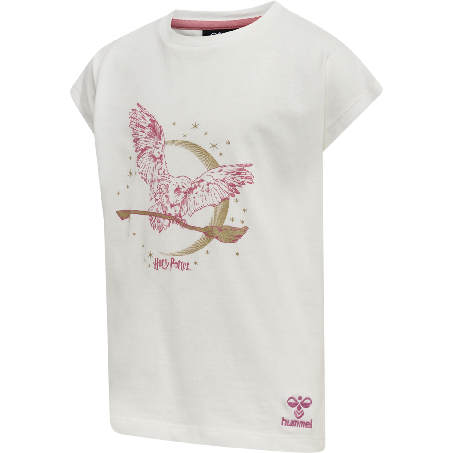 hmlHARRY POTTER DIEZ T-SHIRT S/S, MARSHMALLOW, packshot