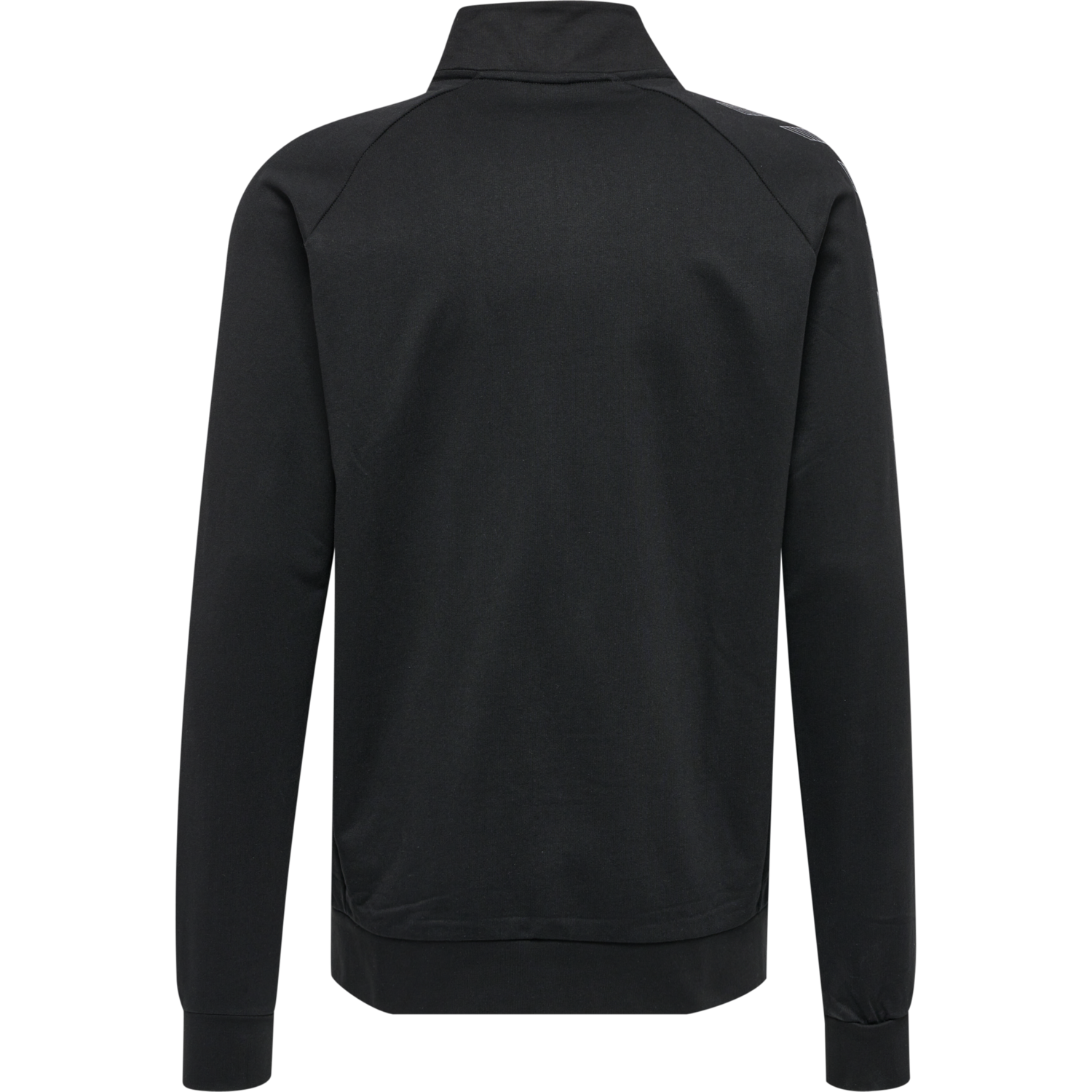 hmlMOVE GRID COTTON ZIP JACKET, BLACK, packshot