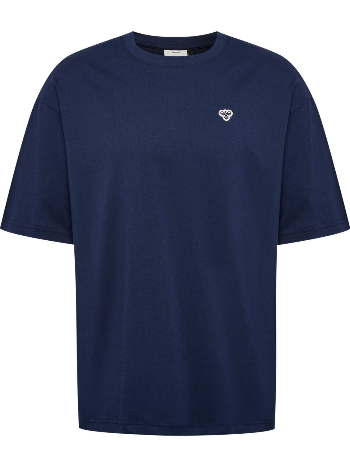 hmlLOOSE T-SHIRT BEE S/S, DRESS BLUES, packshot