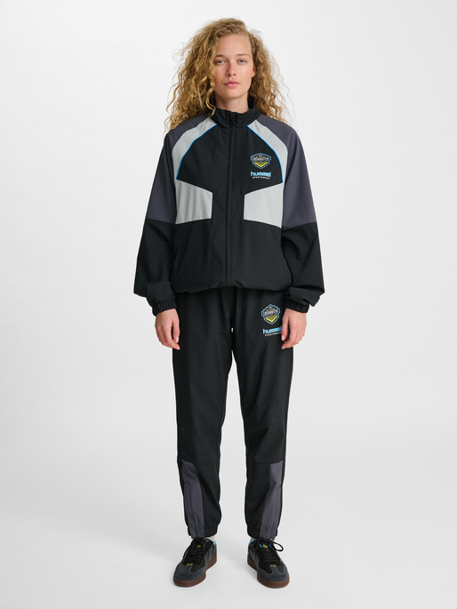 hmlLOOSE TRACK ZIPJACKET SW EL PASO, BLACK, model