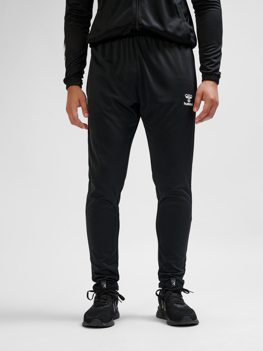 hmlPROMO POLY SUIT, BLACK, model