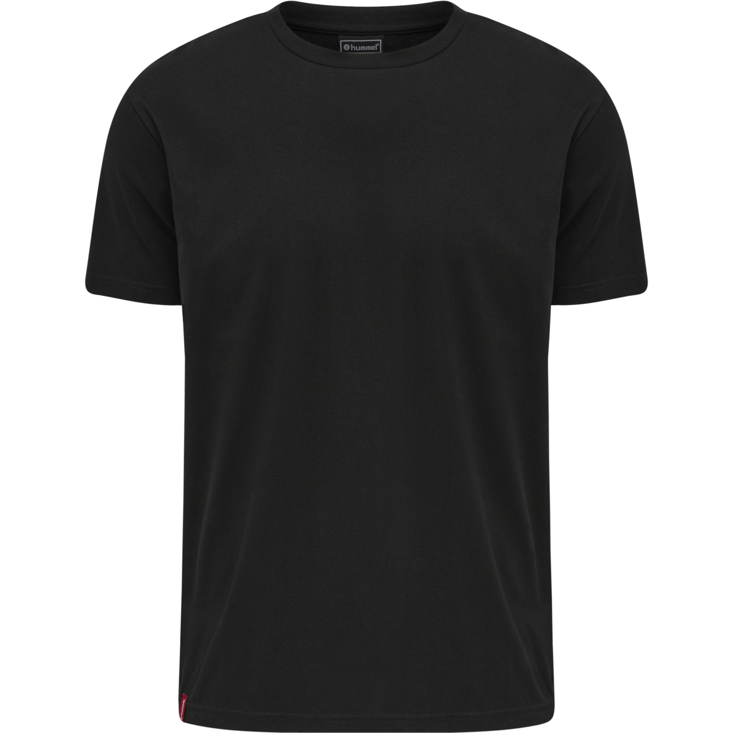 hmlRED BASIC T-SHIRT S/S, BLACK, packshot