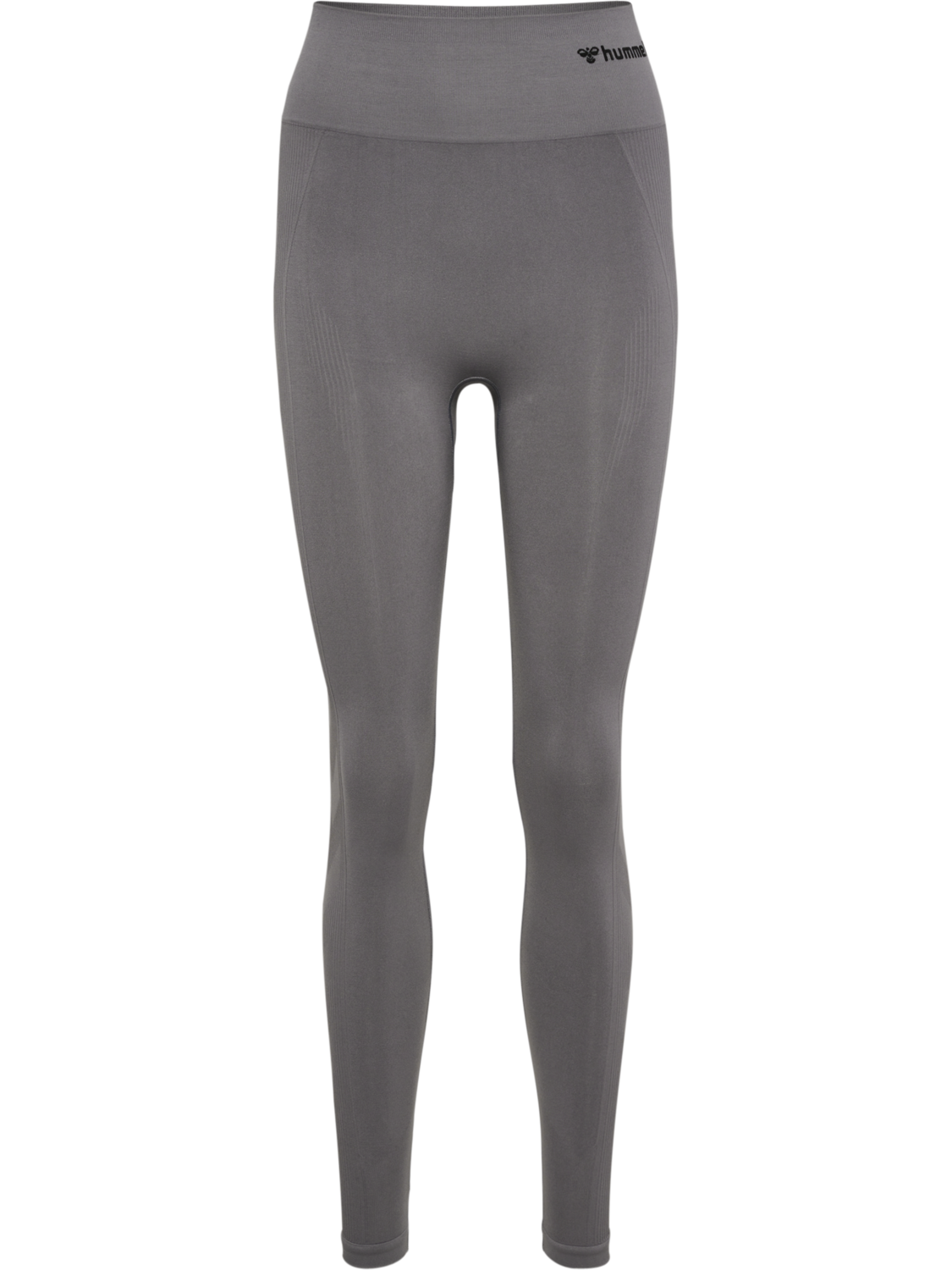 hmlTIF SEAMLESS HIGH WAIST TIGHTS, CHARCOAL GRAY, packshot