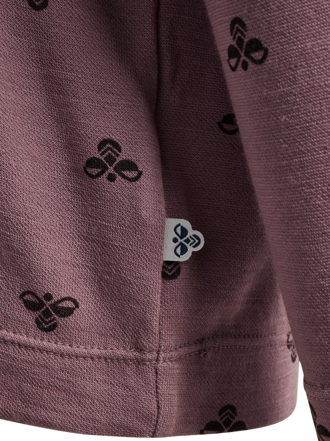 hmlMINI WOOL T-SHIRT L/S, TWILIGHT MAUVE, packshot