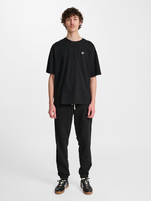 hmlLOOSE T-SHIRT BEE S/S, BLACK, model