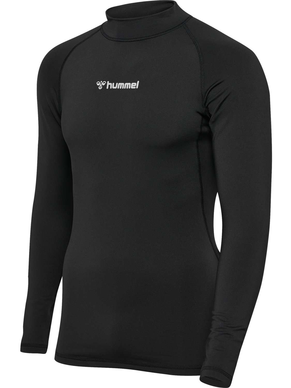 hmlBL WINTER PERFORMANCE TEE L/S, BLACK, packshot