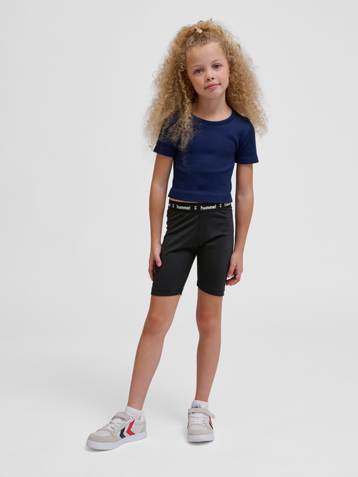 hmlJR PULSE MW SHORT TIGHTS, BLACK, model