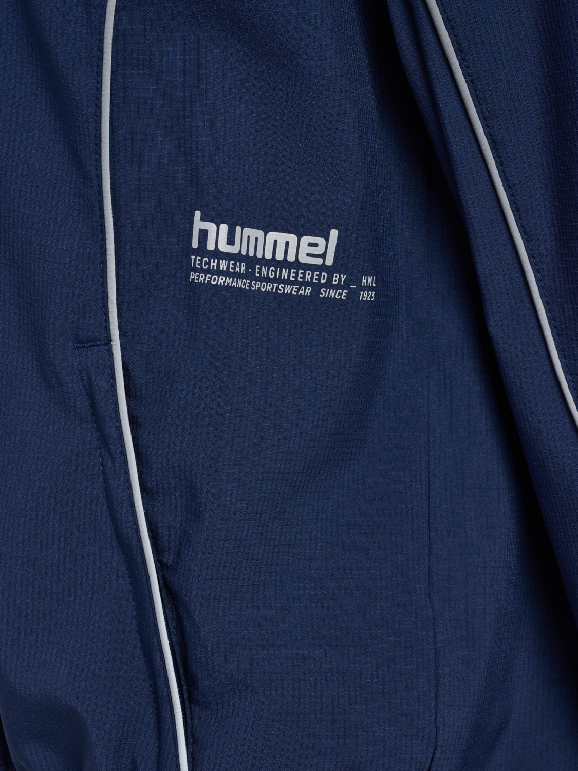 hmlPULSE WOVEN W ZIP THROUGH, DRESS BLUES, packshot