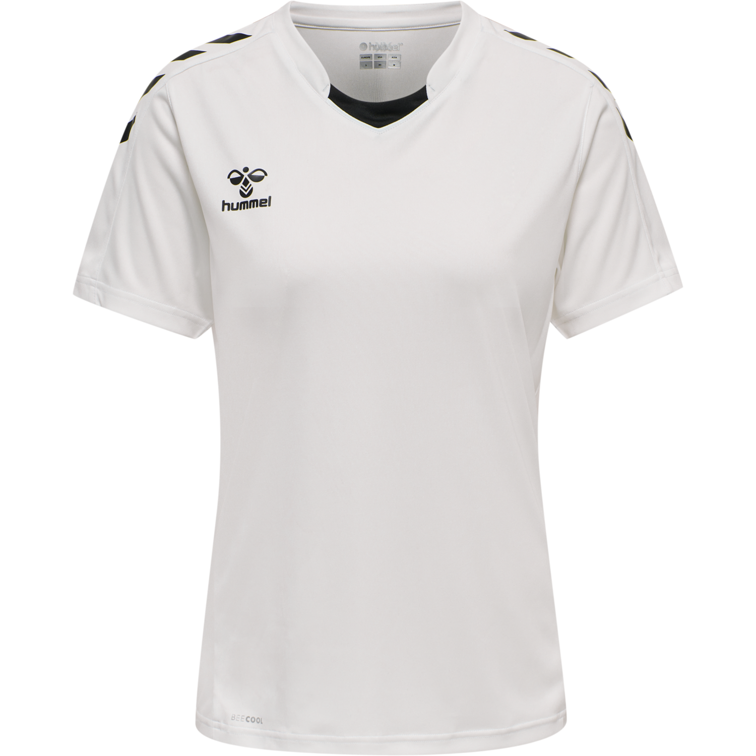 hmlCORE XK POLY JERSEY S/S WOMAN, WHITE, packshot