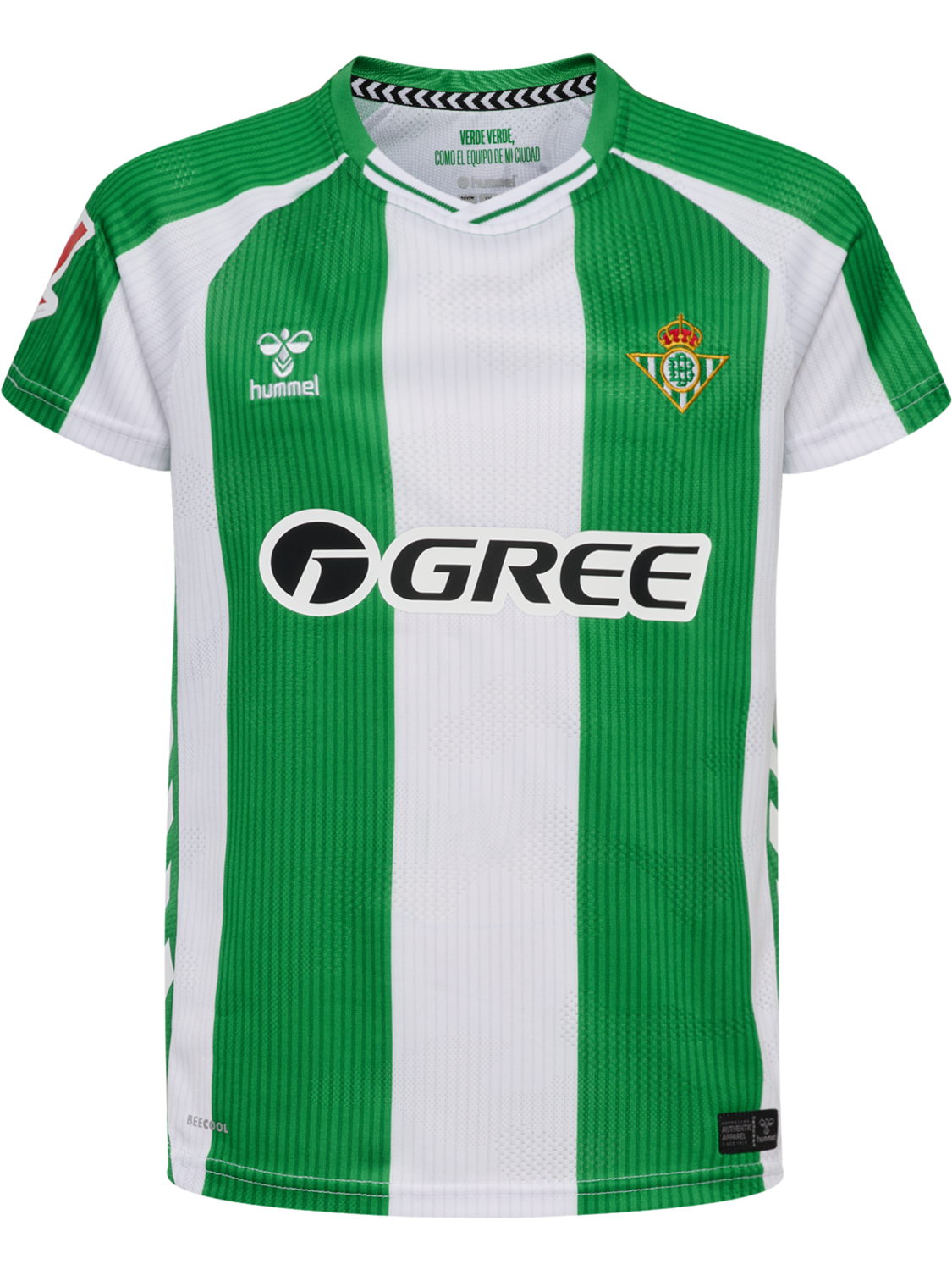 RBB 25/26 HOME JERSEY S/S KIDS, FERN GREEN/WHITE, packshot