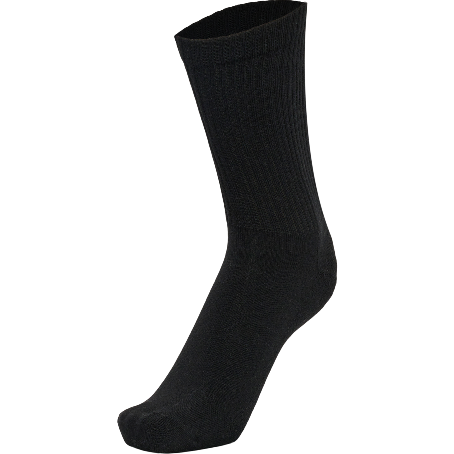 FUNDAMENTAL 3-PACK SOCK, BLACK, packshot