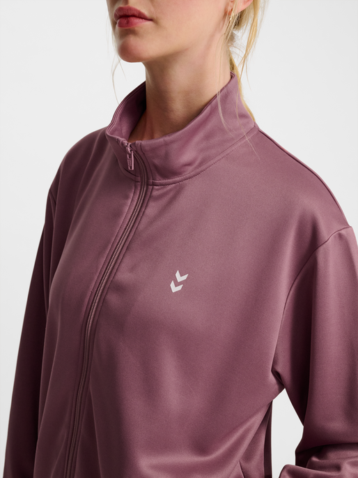 hmlPULSE TRACKSUIT, WISTFUL MAUVE, model