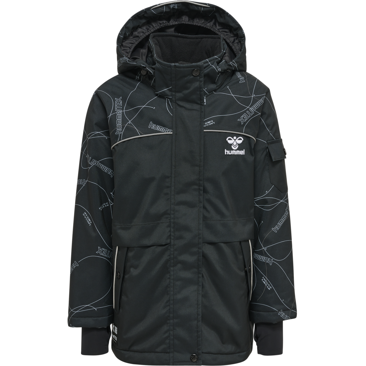 hmlCONQUER XY TEX JACKET, BLACK, packshot