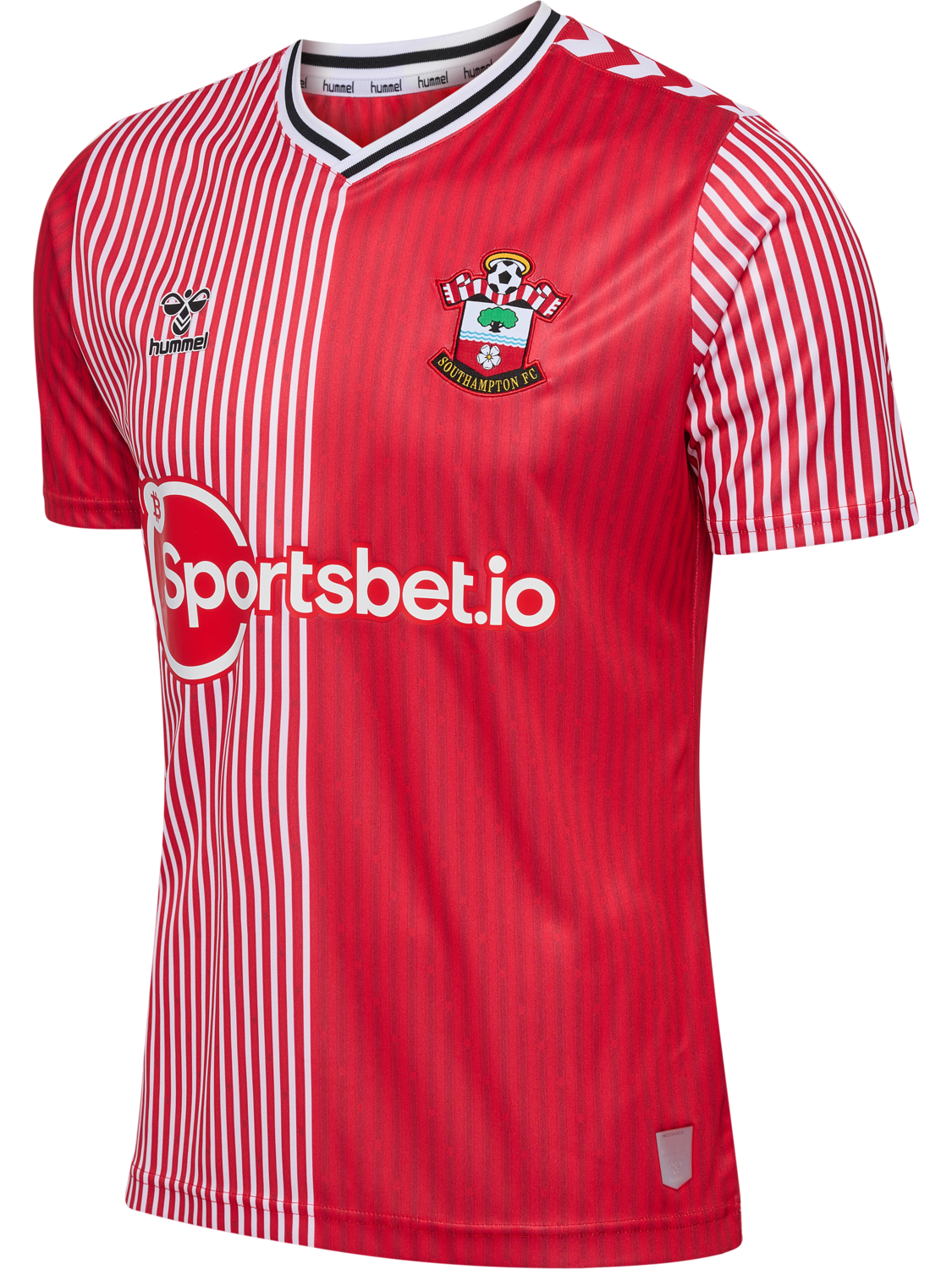 SOU 23/24 HOME JERSEY S/S, RED/WHITE, packshot