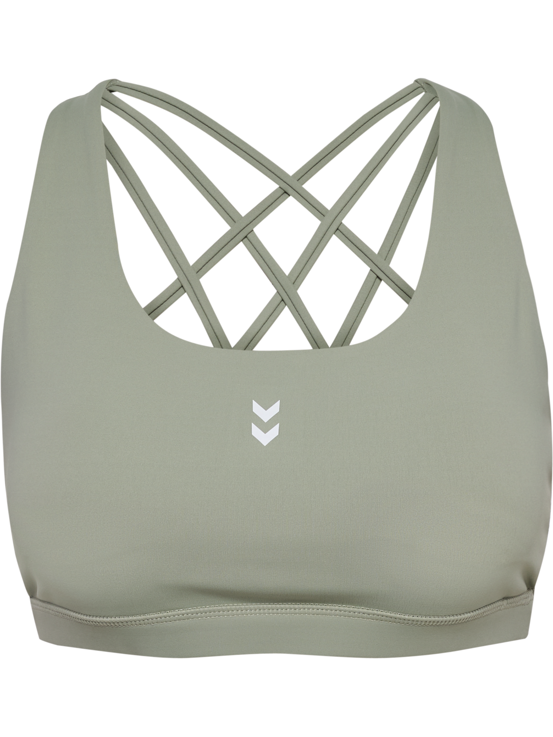 hmlHIIT IMPACT STRAP BRA, SEAGRASS, packshot