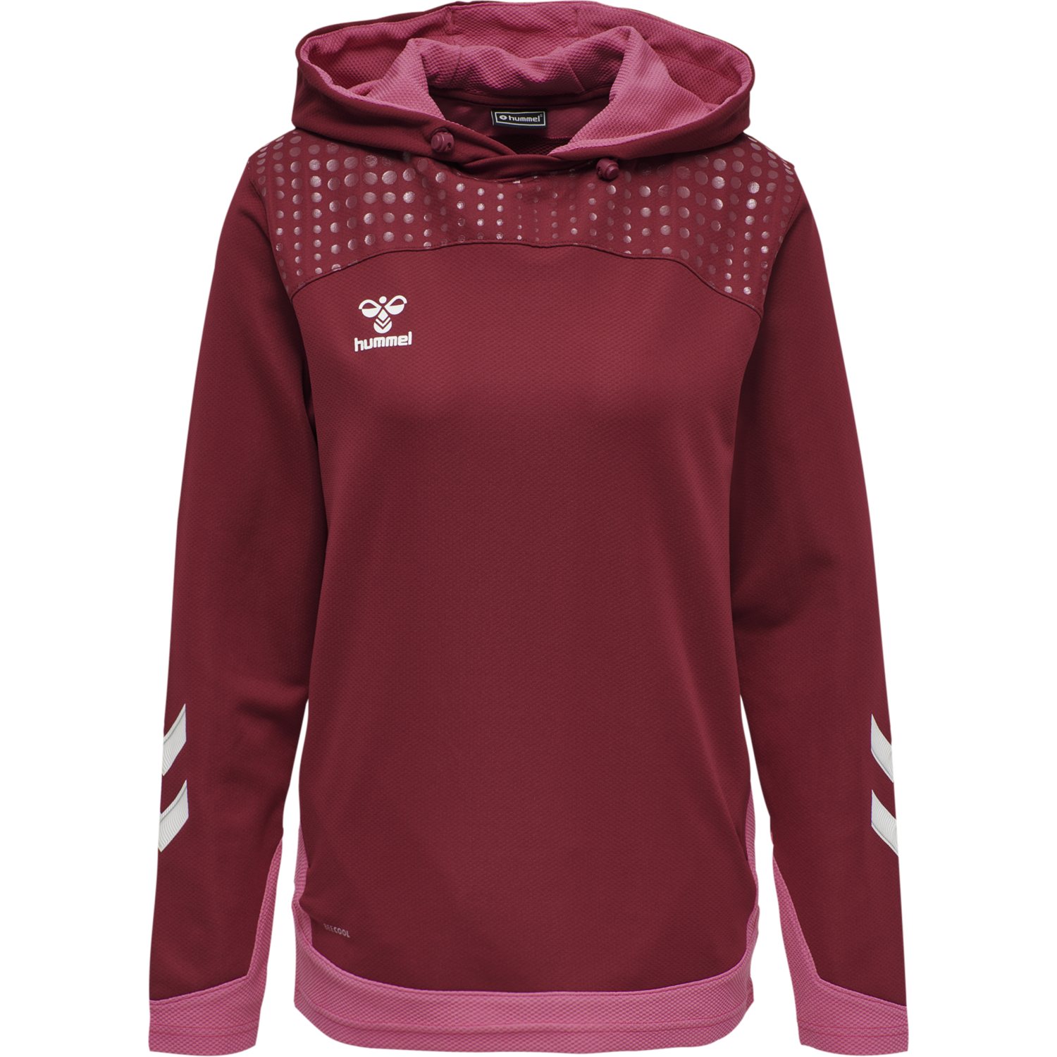 hmlLEAD WOMEN POLY HOODIE, 3584, packshot
