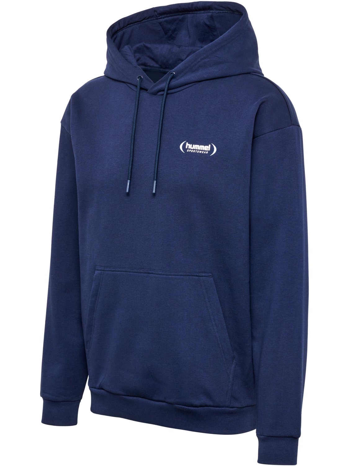 hmlFELIX LOOSE HOODIE, DRESS BLUES, packshot