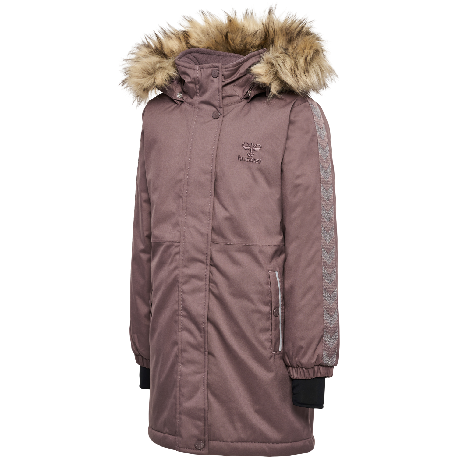 hmlLEAF TEX COAT, SPARROW, packshot