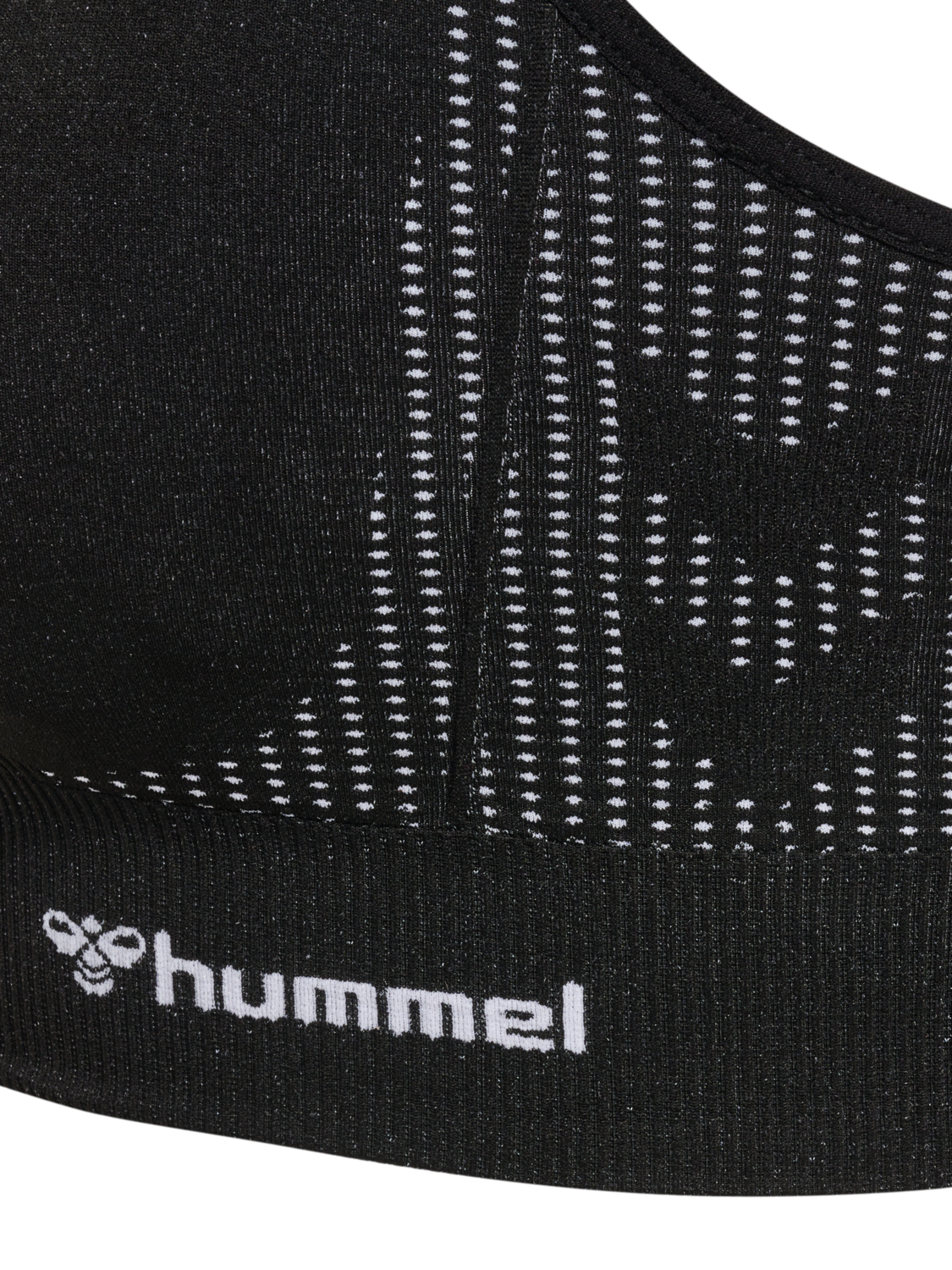 hmlMT SHAPING SEAMLESS PADDED BRA, BLACK, packshot