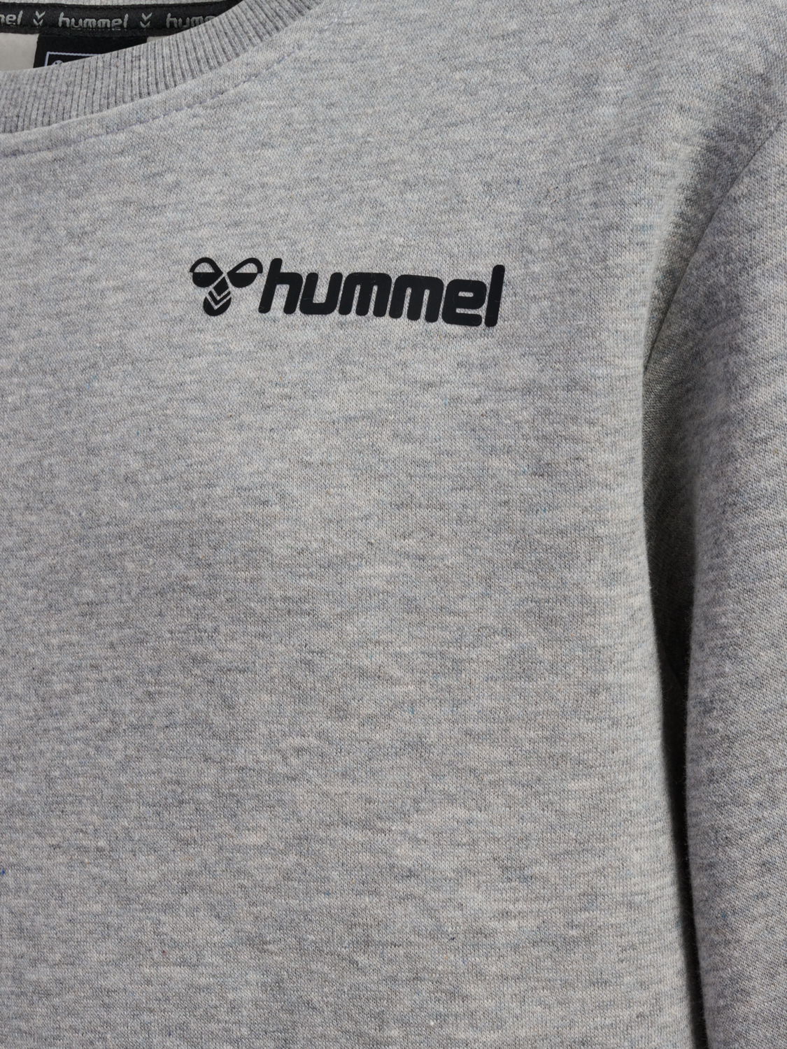 hmlMOVER COTTON SWEATSHIRT KIDS, GREY MELANGE, packshot