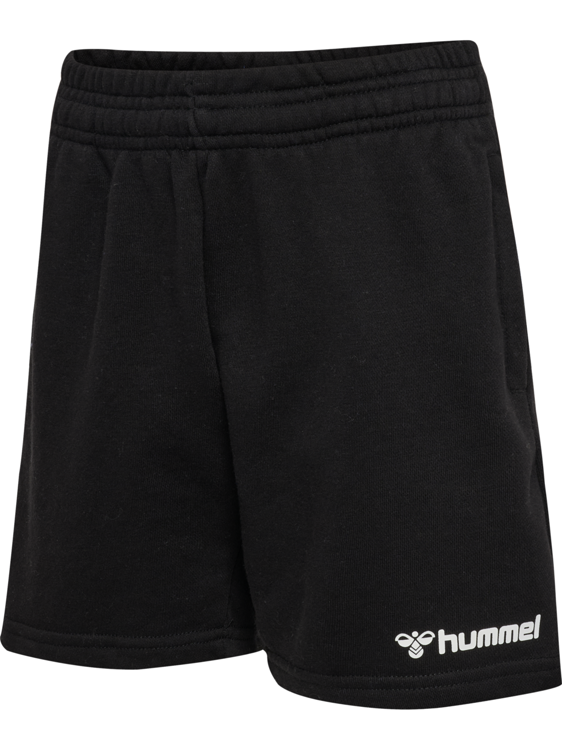 hmlMOVER COTTON BERMUDA SHORTS KIDS, BLACK, packshot