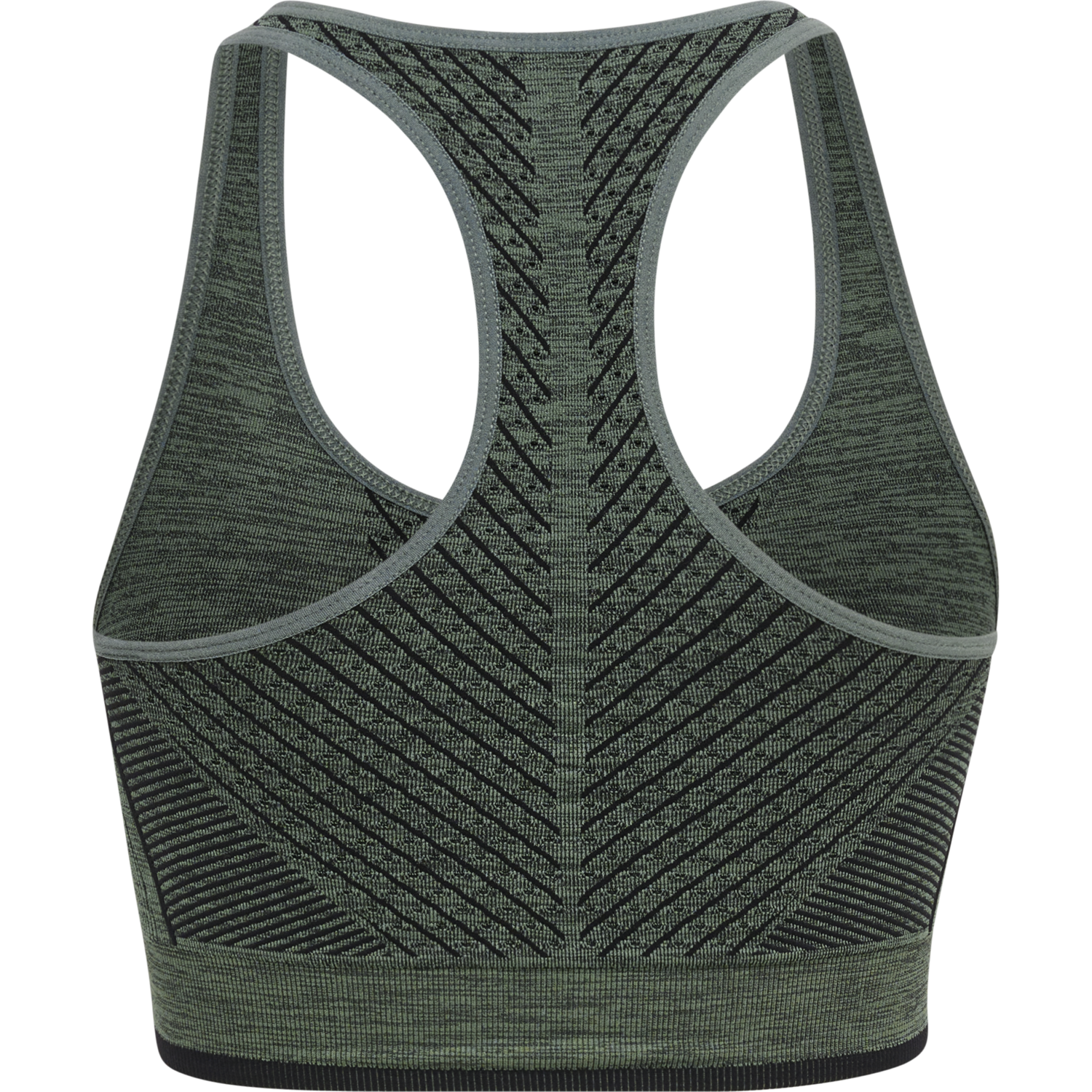 hmlMT ALY SEAMLESSS SPORTS TOP, NORTH ATLANTIC/BLACK MELANGE, packshot
