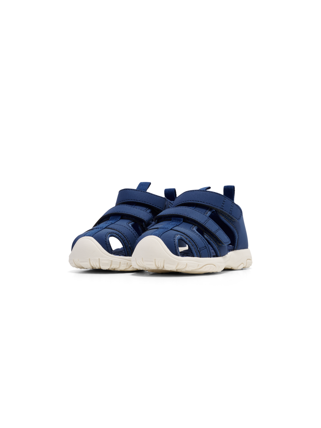 SANDAL VELCRO INFANT, NAVY PEONY, packshot